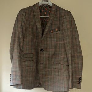 Paisley and gray summer blazer